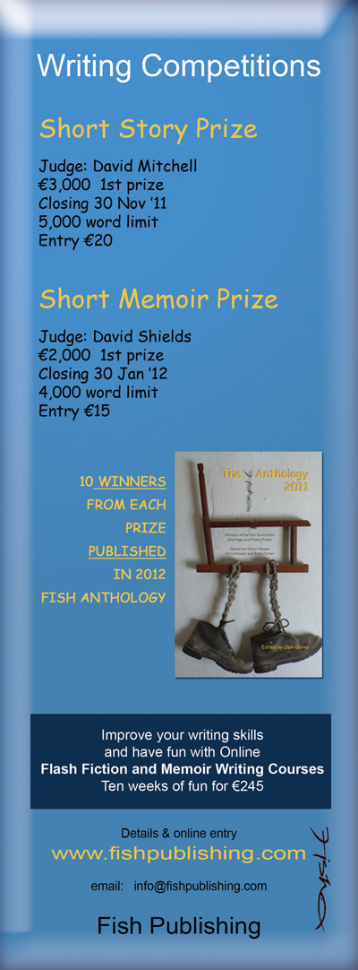 Fish Publishing Writing Competitions
