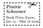 Prairie Schooner Book Prize