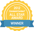 Winning Writers Received a 2012 Constant Contact All Star Award