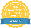 Winning Writers Received a 2012 Constant Contact All Star Award